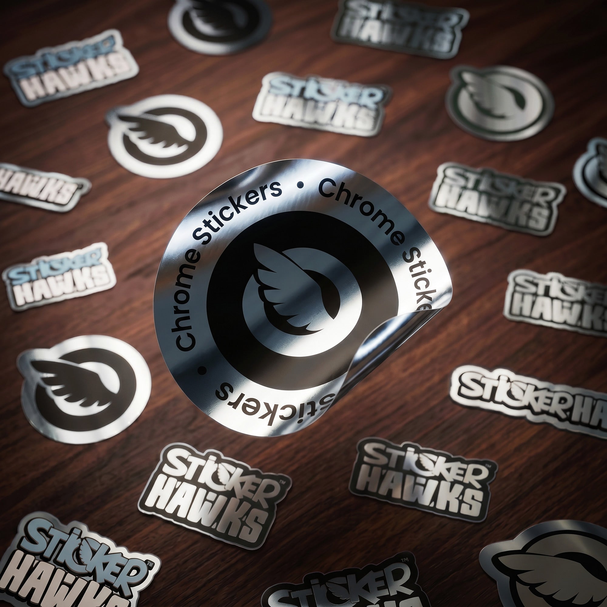 Chrome Stickers